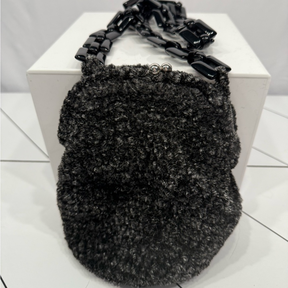 Saks Fifth Avenue Evening Bag with Silver Detail